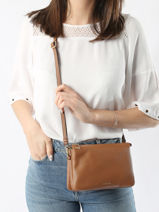 Sac Bandouli�re Tradition Cuir Etrier Beige tradition ETRA0143-vue-porte